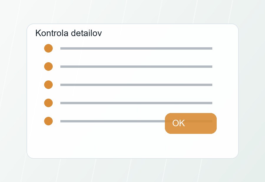 Kontrola detailov sluzby